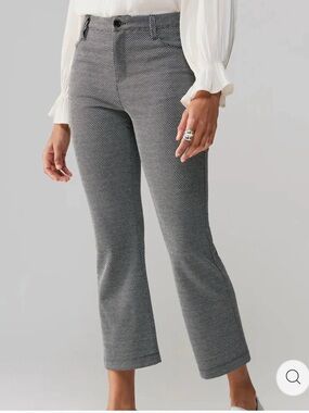 Sanctuary Ranger Leggings Tailored Mid-Rise Black & White Check Women's Pants